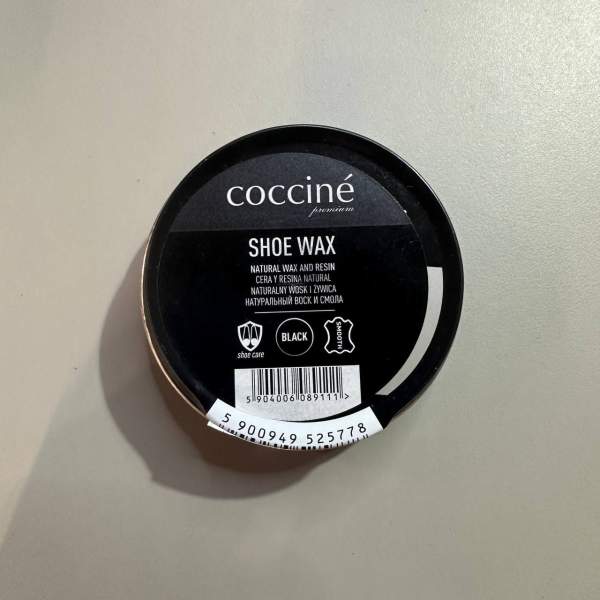 SHOE WAX ВІСК + ЖИВИЦЯ в метаевій банці Чорний 5-C-00015
