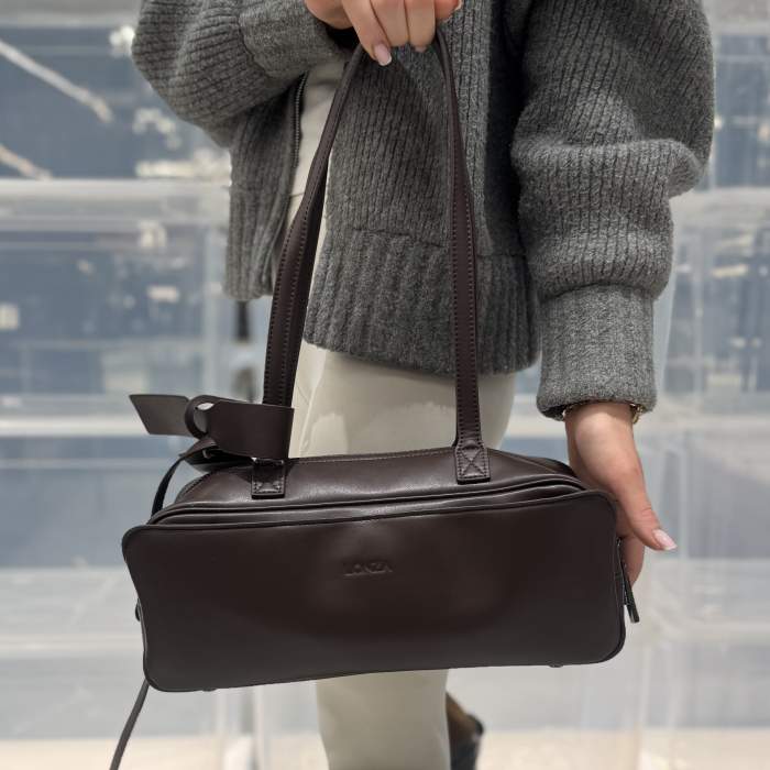 Шкіряна жіноча сумка Chokolate 5-W-1032