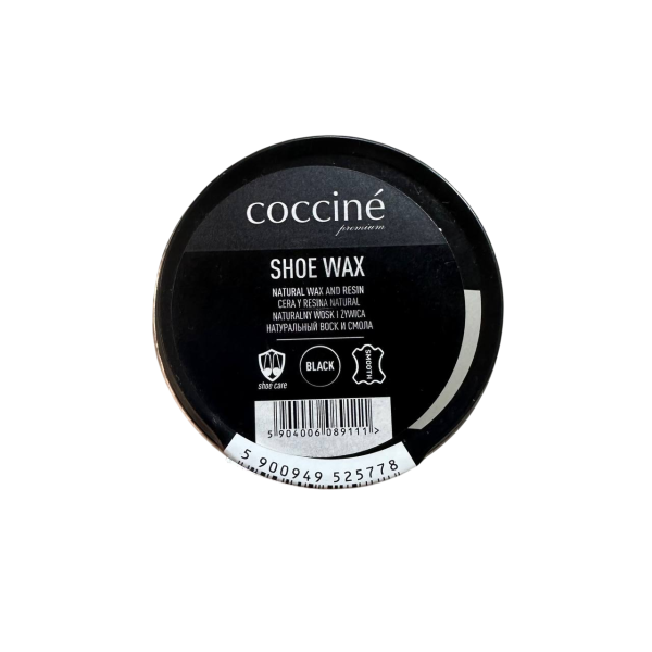SHOE WAX ВІСК + ЖИВИЦЯ в метаевій банці Чорний 5-C-00015